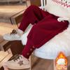Pantalones de Forro Polar para Niña Otoño e Invierno 2025 Nuevo Estilo Engrosado de Invierno Ropa para Bebé Niña Niños Pantalones Casuales de Invierno