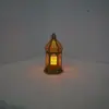 Lâmpada Estilo Ferro Retrô Nova Transfronteiriça Lanterna Marroquina Oca Ornamentos Decorativos de Atmosfera Doméstica Artesanato