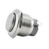 Loniu 19mm Interruptor de Botón Metálico Autoenclavable Auto-Restablecible de Cabeza Alta sin Luz Autoenclavable Reinicio Encendido Alimentación Botón Impermeable