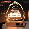 Lámpara de noche de cristal estilo celebridad para dormitorio, decoración, un regalo para niñas, mejores amigas, novias en aniversarios o cumpleaños