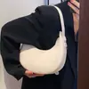 2026 Verão Nova Moda Tendência Casual Pequena Bolsa Feminina de Ombro Único Texturizada Nicho Versátil Bolsa de Axila Bolsa Feminina