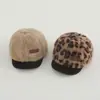 Chapéus Infantis, Estilo Outono e Inverno, Quentes e Forrados com Veludo, Bonés Versáteis à Prova de Vento com Aba para Meninos e Meninas, Bonés de Baseball Fofos com Aba Larga