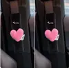 Protetor de Ombro para Cinto de Segurança de Carro com Laço, Capa Protetora Anti-Estrangulamento para Pescoço de Crianças, Acessórios de Decoração de Interior de Carro de Luxo para Mulheres