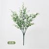 En stock Amazon flor artificial flor artificial al aire libre flor artificial decoración del hogar protección UV plástico verde arbusto
