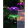 Lámpara de medusa solar transfronteriza Lámpara de caña Lámpara de césped decorativa luminosa impermeable para exteriores Lámpara solar para césped