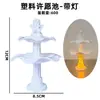 Decoración de Pastel Famosa en Internet para Deseos, Adornos de Columna Romana, Ángel, Amantes Románticos, Propuesta, Adornos para Repostería