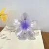 Pinza para el Cabello de Flor de Huevo 2025 para Cabello Semirecogido en la Parte Trasera de la Cabeza, Pinza de Tiburón de Tamaño Mediano, Pinza para el Cabello Grande