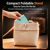 Suporte de mesa para celular com posições dobráveis ajustáveis, compacto, prático, portátil, adequado para maratonar séries, suporte fixo para pessoas preguiçosas