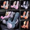 Almohada de Coche Multiusos con Dibujos de Animales y Frutas Forma de H Cojín para Dormir de Lado Cojín Almohada Lumbar Almohada para la Siesta