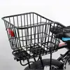 Canasta Trasera para Bicicleta, Canasta para Bicicleta de Montaña, Canasta Plegable para Niños, Canasta de Almacenamiento para Portaequipajes Trasero de Bicicleta, Canasta para Mochila Escolar de Bicicleta