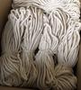 Cuerda de Algodón Blanca DIY, Cuerda para Atar, 1-10 mm Cuerda de Algodón Hecha a Mano para Red de Tapicería, Cuerda Decorativa para Tejer, Cuerda para Zongzi
