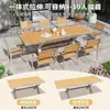 Mesas y Sillas de Plástico Madera Anticorrosivas para Exteriores, Mesas y Sillas de Comedor de Ocio para Patio y Jardín, Juego de Mesa y Sillas de Té al Aire Libre para Terraza de Villa