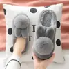 Chinelos de Pelúcia em Estoque, Novo Estilo de Chinelos de Algodão com Biqueira Fechada para o Inverno, Chinelos Domésticos Antiderrapantes para Uso Interno para Casais, Modelo Feminino de Inverno