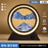 Adorno Creativo de Reloj de Arena con Pintura de Arena Movediza para Sala de Estar, Mueble de TV, Aparador de Vinos, Decoración del Hogar de Lujo Ligero, Regalo para Escritorio de Oficina