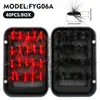 Anzuelos para Moscas de Pesca, Señuelos Micro-Mosquito y Hormiga, Cebo Artificial para Pesca, Anzuelos Micro para Pesca con Mosca, Señuelo Cebo Biométrico