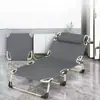 Sábana plegable para uso doméstico, artefacto sencillo para el almuerzo, oficina, siesta de adultos, marcha, cama pequeña para exteriores, sillón reclinable acompañante