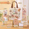 Bolsa de Lona Kapibala Atractiva Set de Papelería Recompensa para Estudiantes Pequeño Regalo Premio de Clase Recuerdo de Cumpleaños