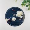 Nova 3mm perfurado dupla face impresso cristal impresso acrílico placa artesanal diy rattan cesta tecida placa inferior acessórios de hardware