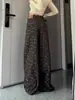 Jeans Scimitar Personalizados de Fábrica con Estampado de Melard Kitty para Mujer, Corte Holgado, Adelgazantes, Pantalones Rectos Versátiles, Pantalones de Pierna Ancha