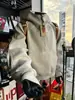 Sudadera con Media Cremallera y Cuello Alto Estilo Americano para Hombre, Chaqueta Deconstruida de Nicho Otoñal, Sudadera con Capucha Estructurada de Alta Resistencia