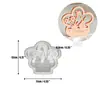 Suporte de Vela Plug-in Coelho Flor DIY Ornamento de Gesso Molde de Silicone Atacado Molde de Bolo