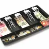 Caja para Cajero Caja para Cajero de Cinco Compartimentos Cajón para Cajero Bandeja para Cajero Caja para Cajero Caja Registradora Caja para Dinero Caja de Efectivo