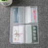 Bolsa de Almacenamiento de Plástico de Hojas Sueltas Estándar de 6 Agujeros A5A6 para Cuaderno de Viaje Tn Núcleo Interior Bolsa Impermeable para Recibos y Documentos de Eva