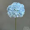 Flores Artificiais Azuis para Casamento Flores Falsas de Teto Decoração de Casamento Parede de Flores Arranjo de Flores de Chão para Casamento Materiais para Arranjo de Flores de Seda