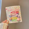 Pinzas para el pelo de niños de colores dulces, estilo japonés y coreano, con flores de dibujos animados de colores, pinzas para flequillo lateral para niñas y pasadores para bebés, accesorios para el pelo