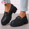 Juti 2025 Primavera Nuevo Comercio Exterior talla grande Mocasines WISH Amazon Europa y América Slip-on Zapatos de Moda para Mujer