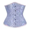 Corset Simples Cinta Modeladora de Cintura Corset Levemente Cheio Novo Estilo Coreano Respirável Sexy Top Modelador Com Barbatanas Cinta de Cintura Jacquard