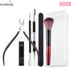Herramienta para manicura, tira pulidora, lima de uñas, tira pulidora de acero inoxidable, tijeras para piel muerta, tenedor para piel muerta, herramienta para eliminar la manicura.