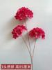 Nueva flor artificial de boda Rojo Rosa Techo de Salón de Bodas Decoración de Banquete de Boda Arreglo Floral para Camino Arreglo Floral de Piso Flor Falsa Sola