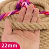 Cuerda de Cáñamo Grueso Shaoshuai Tejida a Mano Adorno Fabricación Estilo Retro Material DIY Cuerda Fina de Cáñamo Cuerda de Atar