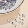 Fondo Plano Forma Geométrica Vidrio Perforación en Caliente DIY Accesorios para Ropa Accesorios para Joyería Fábrica Venta al por Mayor