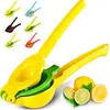 Exprimidor manual de limón de aleación de aluminio con clip, exprimidor de limón, exprimidor de limón, exclusivo transfronterizo para Amazon