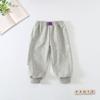 Calça Feminina Outono 2025 Novo Estilo Calça de Moletom Infantil Roupas Infantis Calça de Algodão Elástica Solta para Meninos Roupa Externa de Bebê