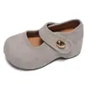 Zapatos de plataforma Birkenstock estilo retro francés para mujer, nueva colección de otoño 2026, versátiles con vestidos, zapatos planos Mary Jane de suela suave