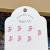Accesorios de Arte para Uñas de Resina Gato Sirena de Dibujos Animados Decoraciones para Uñas DIY Pendientes Funda de Teléfono Accesorios para Uñas Portátiles
