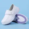 Zapatos de Enfermera para Mujer de Otoño e Invierno, Suelas Suaves Que No Cansan los Pies, Suelas Planas, Suelas Gruesas Antideslizantes, Versátiles Forrados de Felpa, Zapatos de Algodón Gruesos Cálidos para el Trabajo