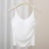 Llegada Nueva 2025 Camisola Versátil Alta Calidad Simple Plisada de Moda Chica Picante Prenda Base Espalda Bonita Tubo Superior Mujer con Almohadilla en el Pecho