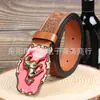 Cinturón de Lona de Moda para Hombre Hebilla Grande de Caballo Cinturón Juvenil Vintage Personalizado Todo Fósforo Cinturón para Jeans