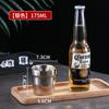 Copo de Cerveja de Degrau em Aço Inoxidável 304 Copo de Camada Dupla Copo de Chá com Leite Copo de Café para Churrasco Copo de Água Antiescaldante para Exterior Espelho Cruzado