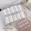 Papel de Transferencia para Uñas Bella Mismo Estilo Encaje Blanco y Negro Cielo Estrellado Pegatina Calcomanía Estilo Ins Set de Larga Duración Venta al por Mayor