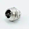 Soquete de aviação GX12 2 pinos 3 pinos 4 pinos 5 pinos 7 pinos entalhe duplo conector macho em linha plugue de aviação