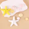 Acessórios de Resina Estrela do Mar Concha Fofa Oceano Materiais DIY para Crocs Decorações de Capa de Celular