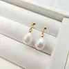 Brincos de Pérola Arroz 8-9mm com Pino de Prata 925, Estilo Levemente Luxuoso, Brincos de Estilo Japonês de Nicho, Brincos de Pérola de Água Doce Naturais
