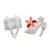 Perfume para salida de aire de coche transfronteriza, clip de aromaterapia para coche, zapatos de tacón alto, bolso incrustado de diamantes, corona, exquisita decoración interior