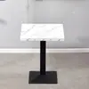 Conjunto de Mesa e Cadeiras para Refeição Rápida Combinação Hotel Restaurante Lanche Catering Mesa Comercial Loja de Chá com Leite Café Mesa Redonda Quadrada Pequena