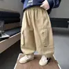 Pantalones Casuales de Trabajo de Primavera y Otoño para Niños, Pantalones Versátiles Holgados para Niños Pequeños, Pantalones Largos para Niños Pequeños, Venta al por Mayor para Exportación
